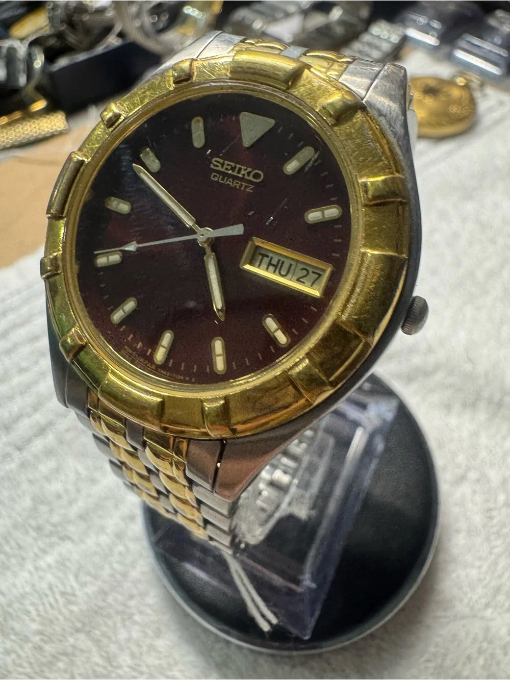 Seiko quartz day date